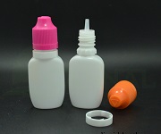 10ml Flat Opaque White Bottle