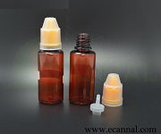 PET001 15ml Amber PET Bottle